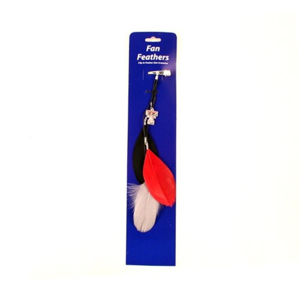 NCAA Texas Tech Feather Team Hair Football New Colors
